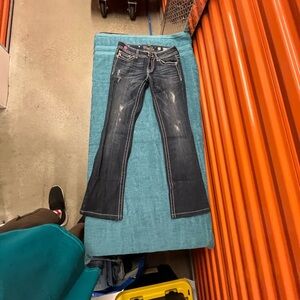 Miss Me Blue Flare Wide Leg Jeans